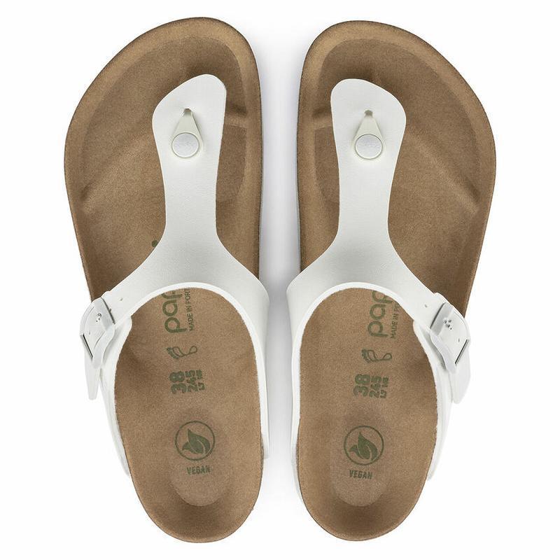 Gizeh Birkenstock Papillio Platforme Vegan Birko Flor Damske Biele | SK 96XYU